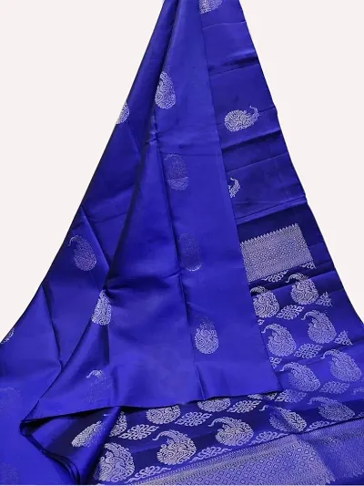 Free Saree Bag! Litchi Silk Jacquard Sarees with Blouse piece