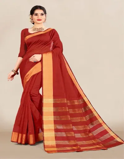 Cotton Silk Saree with blouse piece