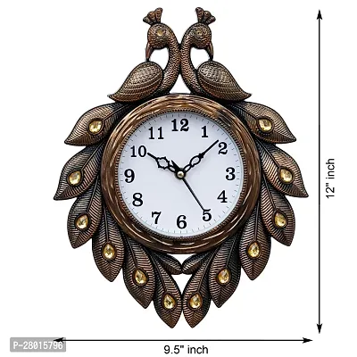 Beautiful Peacock Design Wall Clock-thumb2