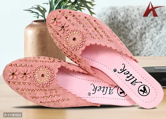Women Embroidered Casual Slippers