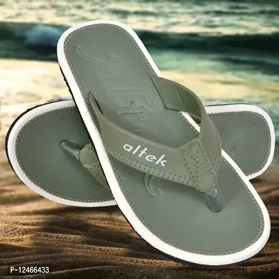 Classy Solid Flip Flops for Men-thumb0