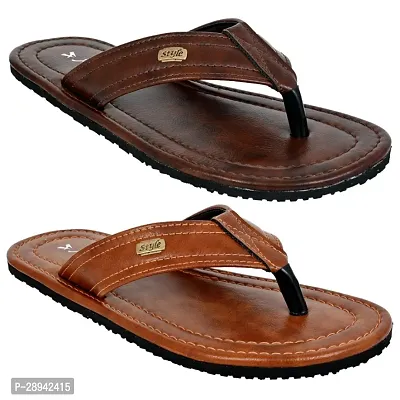 Classic Solid Flip Flops for Men, Combo