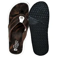 Classic Solid Flip Flops for Men, Combo-thumb1