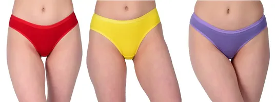 Stylish Combed Hipster Panty for Women Pack of 3