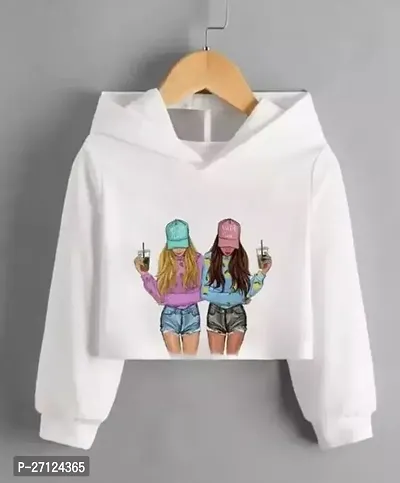 Crop T shirt for Women with Hood