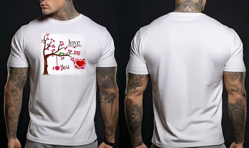 Stylish Half Sleeve Mens T-Shirt