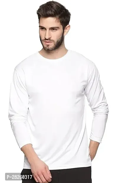 Stylish Polyester  T-Shirts For Men-thumb0