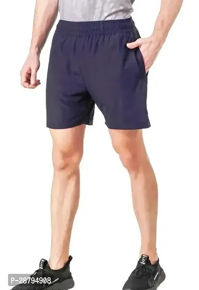 Classic Cotton Blend Shorts for Men-thumb0