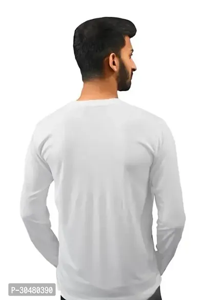 Polyester Round Neck Full Sleeves  Printed Men T-shirt-thumb2