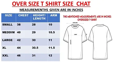 Men'S Oversized Printed Round Neck Polyester T-Shirt-thumb2