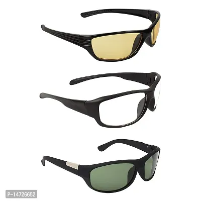 Day-Night Changeable Lens Wayfarer Sunglasses For Men And Women