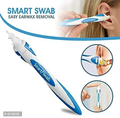 ABS And Silicone Smart Soft Spiral Swab Easy Earwax Removal Ear Cleaner