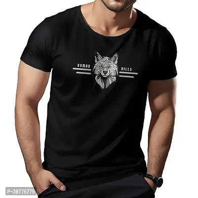 Men Round Neck Printed T-Shirt-thumb0