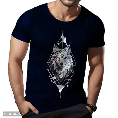 Men Round Neck Printed T-Shirt