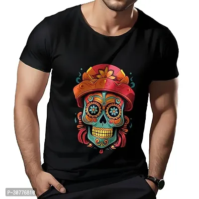 Men Round Neck Printed T-Shirt-thumb0