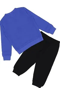 Stylish Blue Hosiery Top With Bottom Set For Kids-thumb1