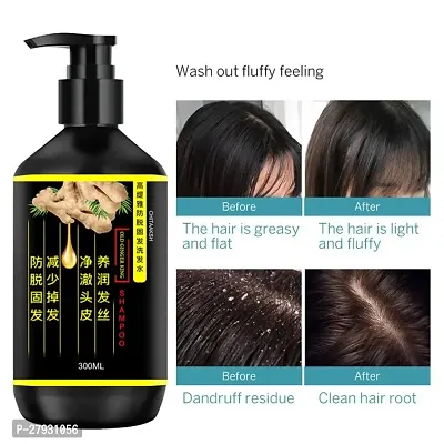 Black Ginger Hair Dye Instant Hair Growth Shampoo 300 ml-thumb0