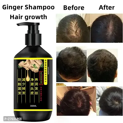 Black Ginger Hair Dye Instant Hair Growth Shampoo 300 ml