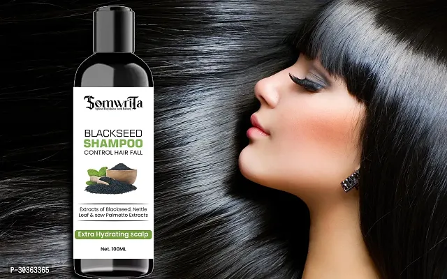 Natural Hair Care Blackseed Shampoo for Great Shine and Luster Hair 100ml.-thumb0