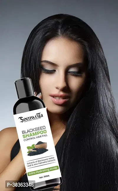 Natural Hair Care Blackseed Shampoo for Great Shine and Luster Hair 100ml.