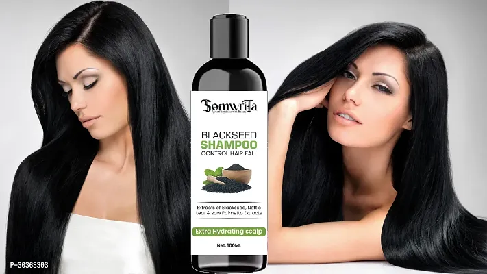 Natural Hair Care Blackseed Shampoo for Great Shine and Luster Hair 100ml.-thumb0