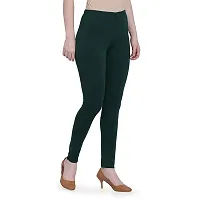 Trendy cotton lycra legging solid ankle length legging for women-thumb1