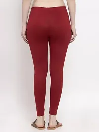 Trendy cotton lycra legging solid ankle length legging for women-thumb1