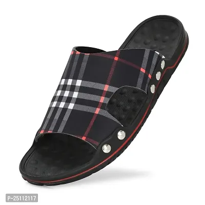 SUCCEZZ Men's Black Stylish New Fashion Slippers-thumb5