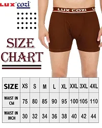 Trendy 100% Cotton Underwear for Men  Boys (Outer-Elastic Trunk) (Assorted Colour 3 )-thumb1