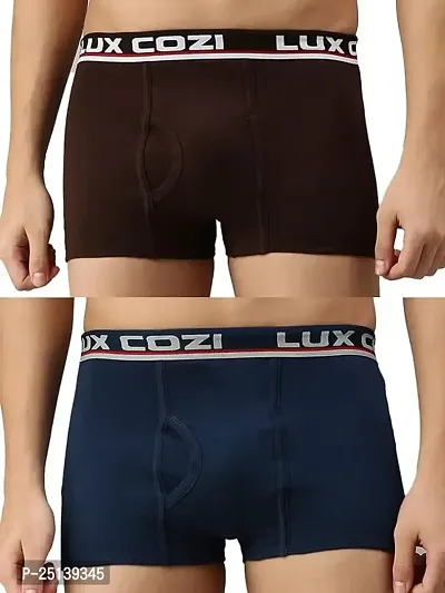 Lux Cozi Mens Solid Cotton underwear pack of 2