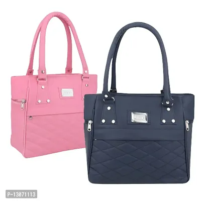 Stylish Multicoloured PU  Handbags For Women Combo Of 2