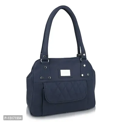 Stylish Multicoloured PU Self Pattern Handbags For Women Combo Pack Of 2-thumb2