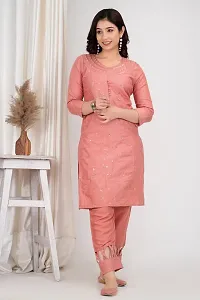 Stylish Rayon Kurta Pant Set For Women-thumb1