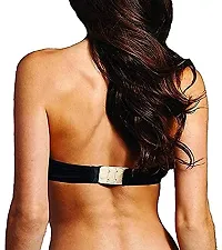 ZIPPOX Bra Hook Extender-2 Hook - 3 Eye (with Extra Elastic) ndash;Save Your Bra Increase Band Length-Bra Extender Hook-Bra Hooks for Women-Bra Hook Extender Combo-Pack of 3-(Black,Skin,White)-thumb3