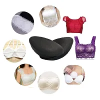 Women Bra Cups Pad for Women Round Cotton Cup Bra Pad Blouse Cup Pad Pack Of 2-thumb2