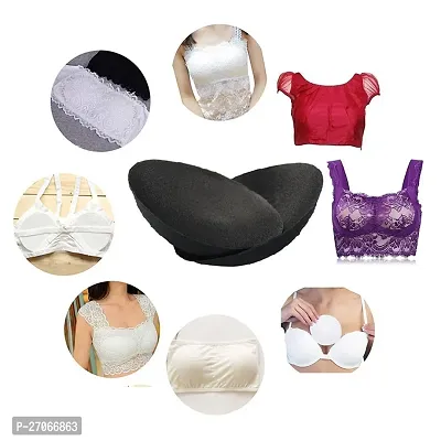 Women Bra Cups Pad for Women Round Cotton Cup Bra Pad Blouse Cup Pad Pack Of 2-thumb3