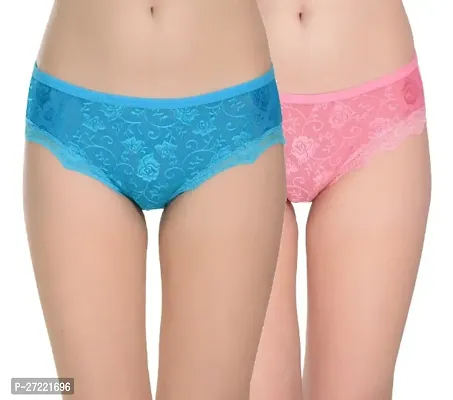 RICONIC Beautiful Women Panties Sexy Hipster Underwear(Pack of 2)-thumb0