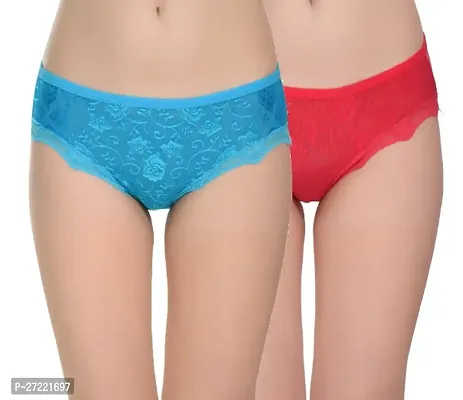 RICONIC Beautiful Women Panties Sexy Hipster Underwear(Pack of 2)-thumb0