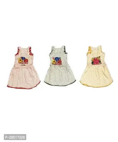 Baby Girls Fancy Frock Best Quality Pack of 6Pc-thumb3