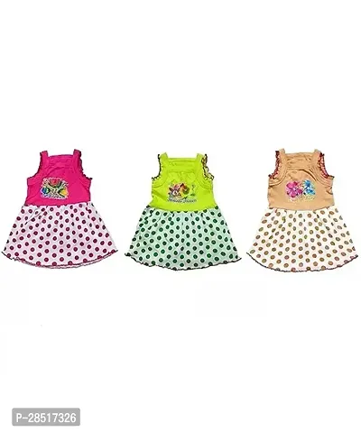 Baby Girls Fancy Frock Best Quality Pack of 6Pc-thumb2