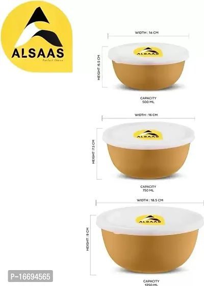 ALSAAS-PERFECT CHOICE Microwave Safe Vegetable Bowl - Durable and Convenient for Heating Meals-thumb3