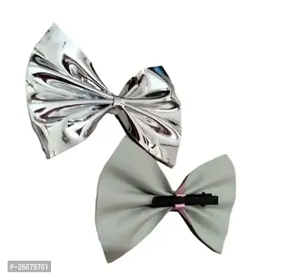 THE GLAM NIYATI Large Satin Hair Bows Ties for Girls Women-thumb0