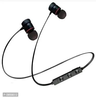 Stylish In-Ear Bluetooth 5.0 Wireless Neckband with Mic , 10mm Drivers Magnetic Earbuds, Voice Assistant, Dual Pairing and IPX4 Water-Resistance-thumb0