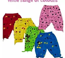 Fabulous Multicoloured Cotton Printed Regular Shorts For Girls Pack Of 5-thumb1