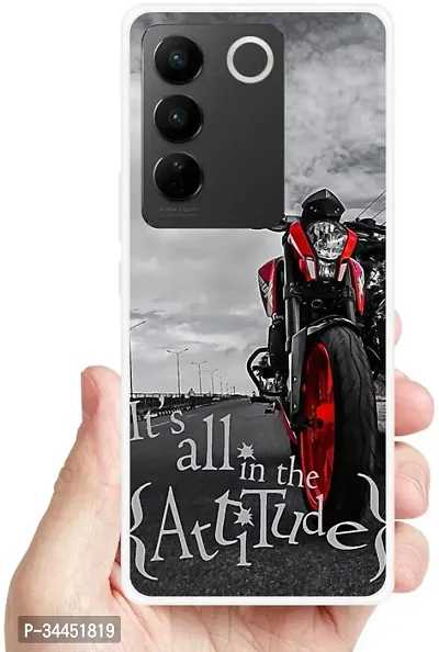 Classy Silicon Back Cover For Vivo V27 Pro 5G-thumb4