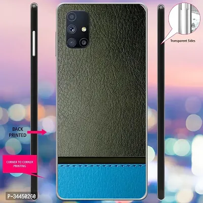 Classy Silicon Back Cover For Samsung Galaxy M51-thumb2