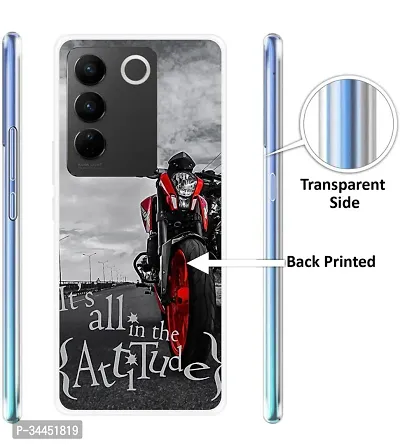 Classy Silicon Back Cover For Vivo V27 Pro 5G-thumb3