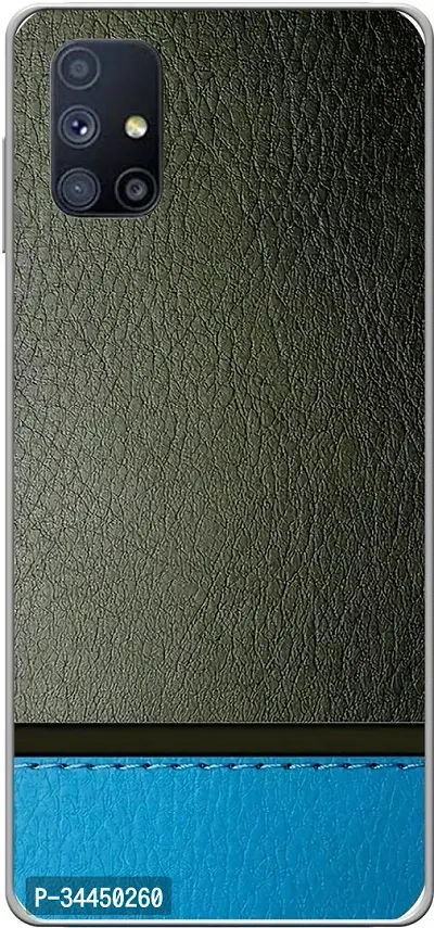 Classy Silicon Back Cover For Samsung Galaxy M51-thumb0