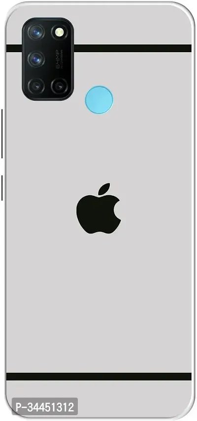 Classy Silicon Back Cover For Realme 7I White