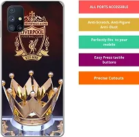 Classy Silicon Back Cover For Samsung Galaxy M51 Gold-thumb2